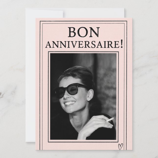 Vintage Birthday Card Design (Front)