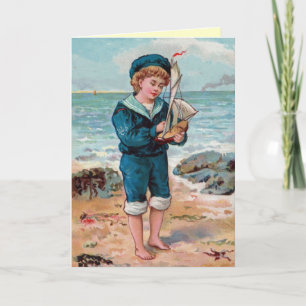 Vintage Birthday Card for a Boy