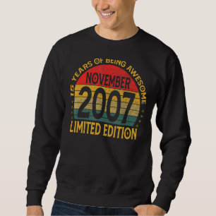 Vintage  Birthday Decoration November 2007 Sweatshirt
