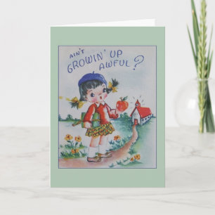 Vintage Birthday Greeting Card