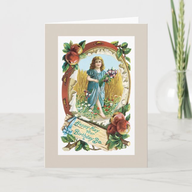 Vintage Birthday Greeting Card #2 (Front)