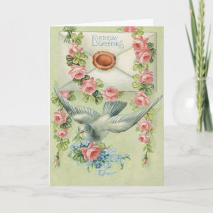 Vintage Birthday Greetings, Card