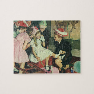 Vintage Birthday Party, Pin the Tail on the Donkey Jigsaw Puzzle