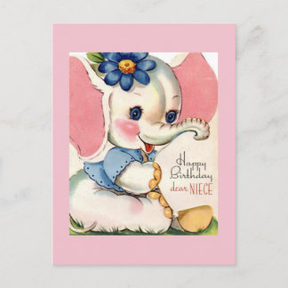 Vintage Birthday Postcard