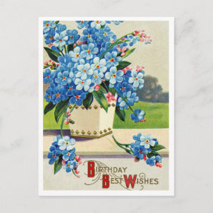 Vintage Birthday Postcard