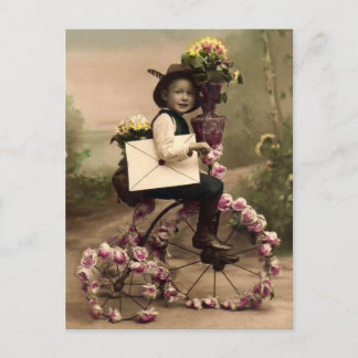 Vintage birthday postcard