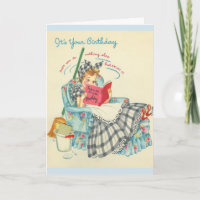 Vintage Birthday - Relax & Enjoy Your Day,