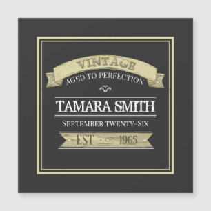 Vintage Birthday Sign Rustic Over The Hill