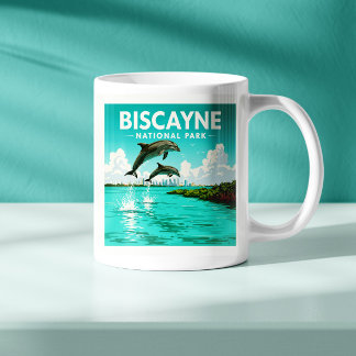 Vintage Biscayne National Park Coffee Mug