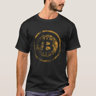 Vintage Bitcoin Logo Grunge T  T-Shirt