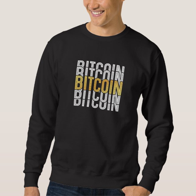 Vintage Bitcoin  Sweatshirt (Front)