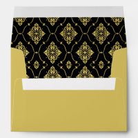 Vintage Black and Gold Art Deco Wedding