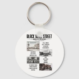 Vintage Black Business Black History Month Black W Key Ring