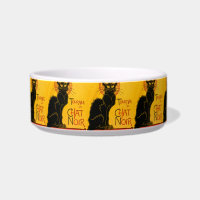 Vintage Black Cat Art Nouveau Paris Cute Chat Noir