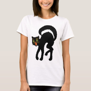 Vintage Black Cat T-Shirt