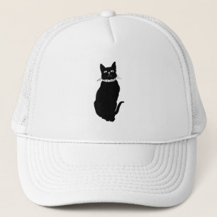Vintage Black Cat Trucker Hat