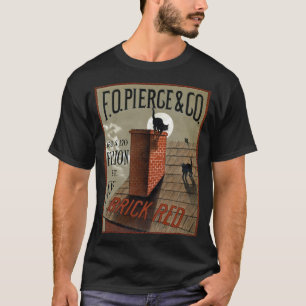 Vintage Black Cats in the Moonlight Advertisement T-Shirt