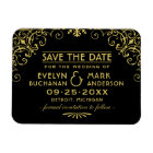Vintage Black Gold Art Deco Wedding Save the Date