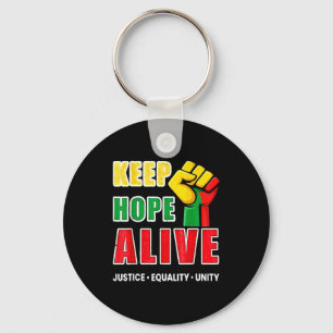 Vintage black history keep hopes alive women men  key ring
