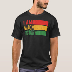 Vintage Black History Month Fist Women Men 1 T-Shirt