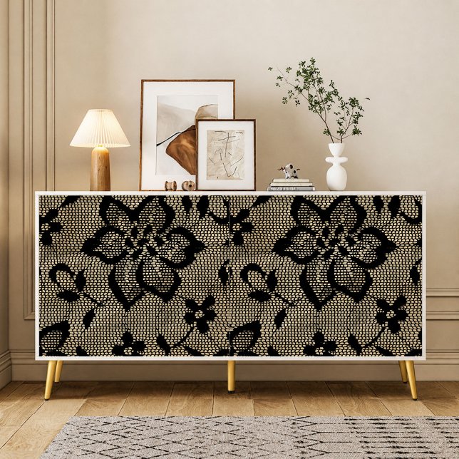 Vintage Black Lace decoupage Tissue Paper (Creator Uploaded)