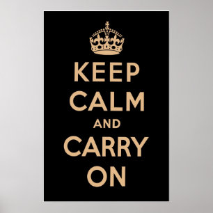 Vintage Black Poster
