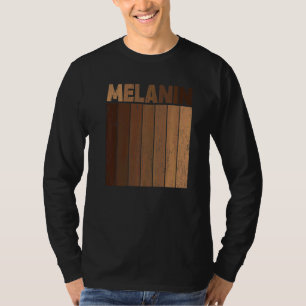 Vintage Black Pride Blm Melanin Women Men Afro Que T-Shirt