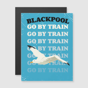 Vintage Blackpool seaside poster