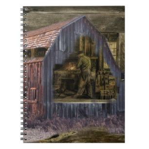 Vintage Blacksmith Shop Welder Notebook