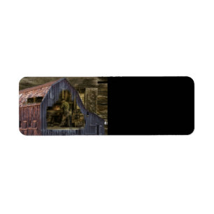 Vintage Blacksmith Shop Welder Return Address Label