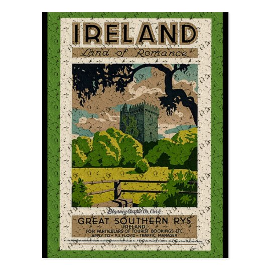 Vintage Blarney Castle Postcard