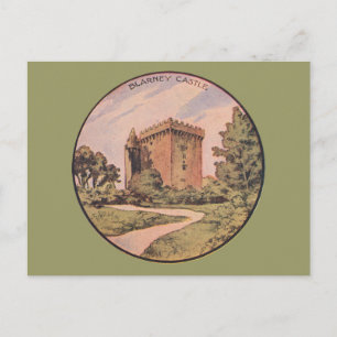 Vintage Blarney Castle Postcard