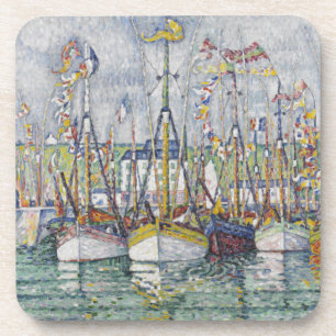Vintage Blessing of the Tuna Fleet at Groix Coaster