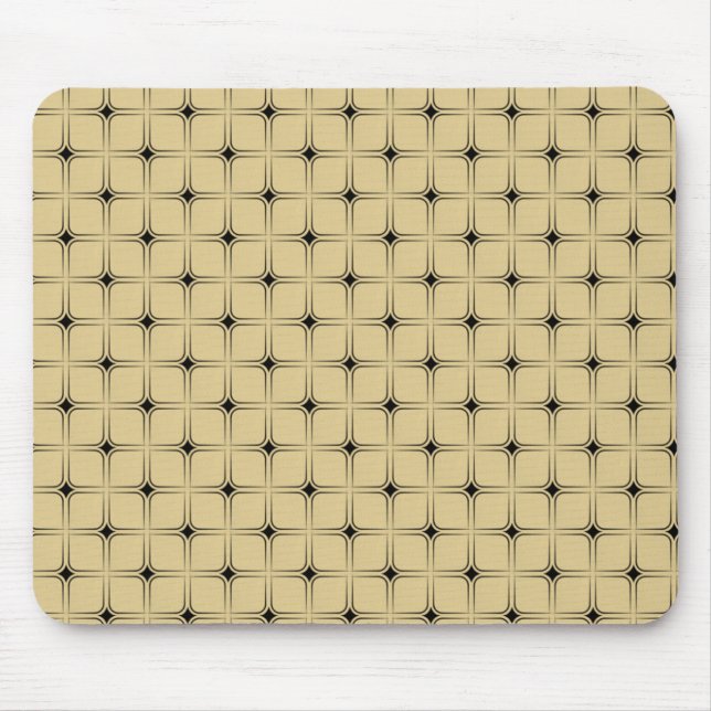 Vintage Bliss Mousepad, Champagne Gold Mouse Pad (Front)