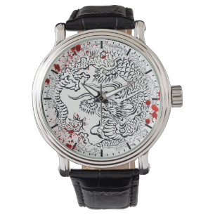 Vintage blood splattered Legendary Japanese Dragon Watch
