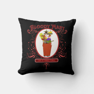 Vintage Bloody Mary, 3 Times Cushion