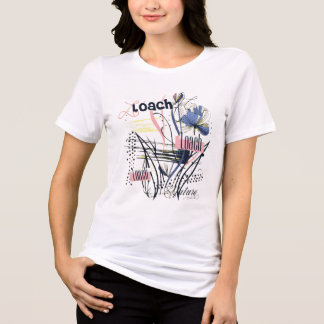 Vintage Bloom Abstract Garden Floral Chaos Wild Pe Tri-Blend Shirt