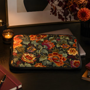 Vintage Bloom Elegance Computer Sleeve