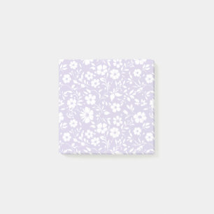 Vintage Bloom Neutral - Dusty Lavender Post-it Notes