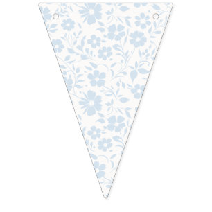 Vintage Bloom Powder Blue - Neutral Bunting