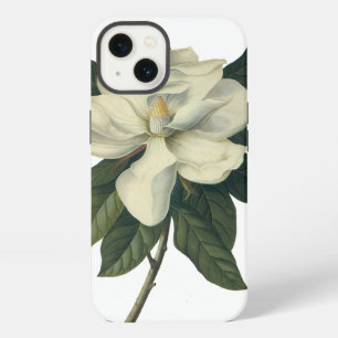 Vintage Blooming White Magnolia Blossom Flowers iPhone Case