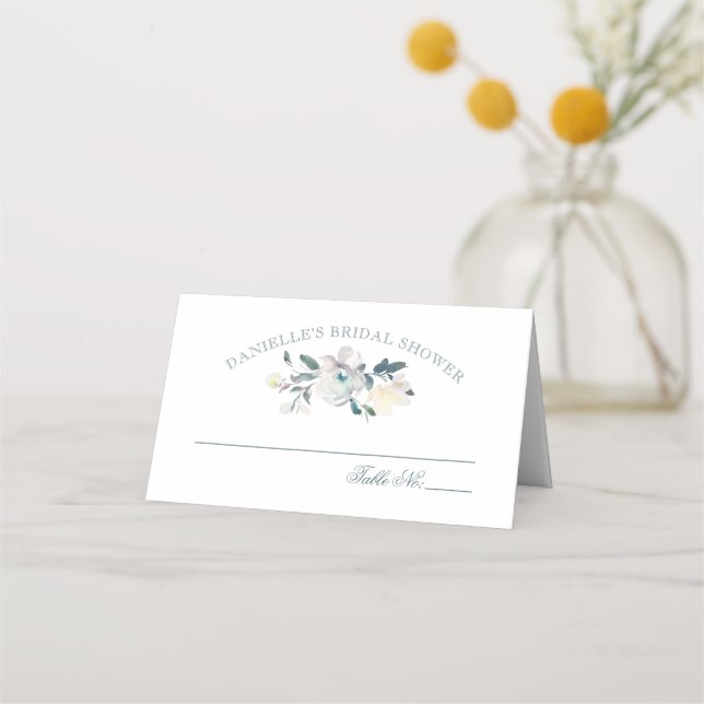 Vintage Blooms | Place Cards | Bridal Shower (Front)