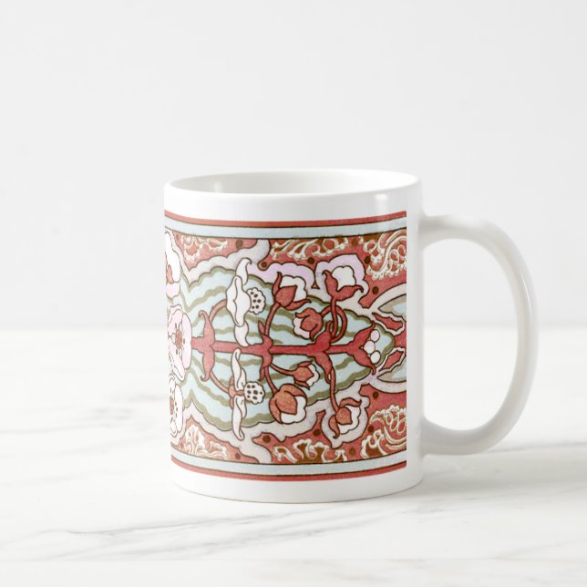 Vintage Blossom art nouveau print Coffee Mug (Right)