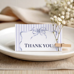 Vintage Blue Boy New to the Club Golf Baby Shower Thank You Card
