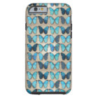 Vintage Blue Butterflies iPhone 6 Case