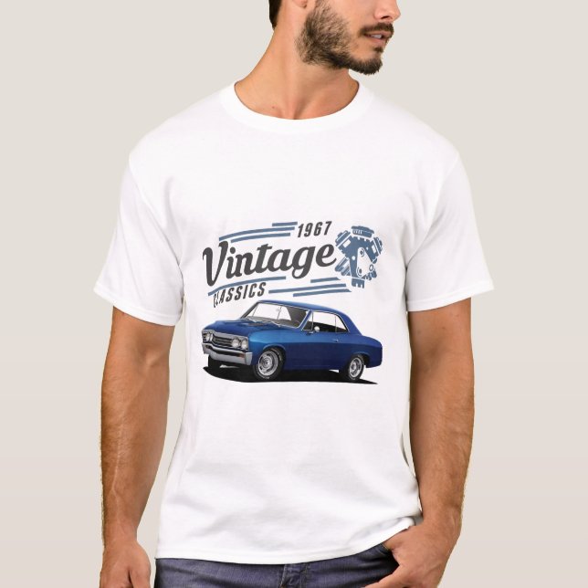 Vintage Blue Chevelle T-Shirt (Front)