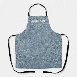 Vintage Blue Denim Blue Jeans Look Apron