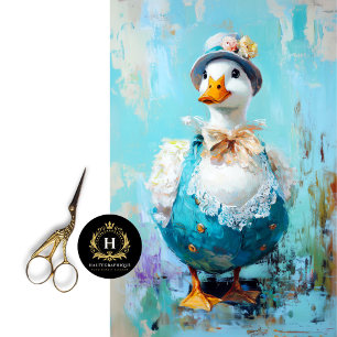 Vintage Blue Goose Rustic Crafts & Decor Decoupage Tissue Paper