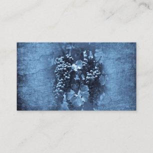 Vintage Blue Grapes Plaster Business Card