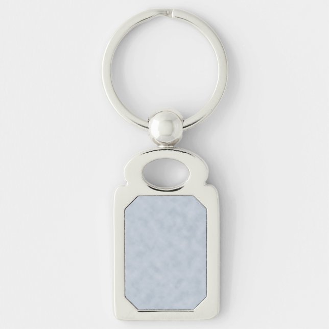 Vintage Blue Grey Parchment Look Texture Key Ring (Front)